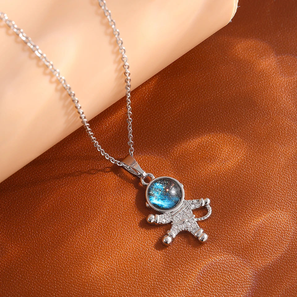 Collier Constellation Luxe – Planète et Lune