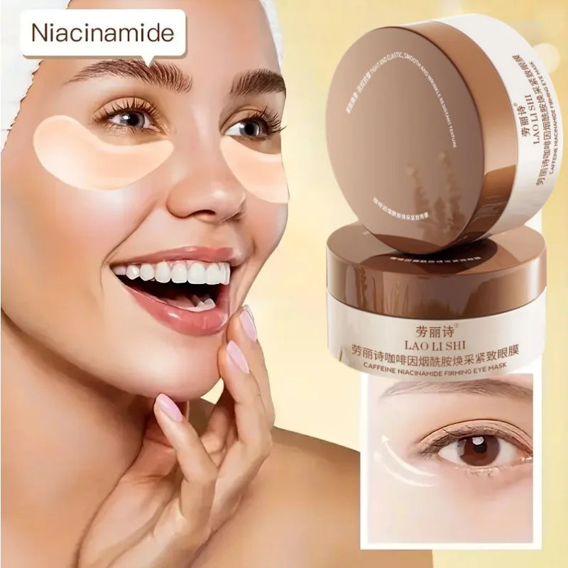 Patchs Contour des Yeux – Caféine & Niacinamide, Hydratation & Fermeté