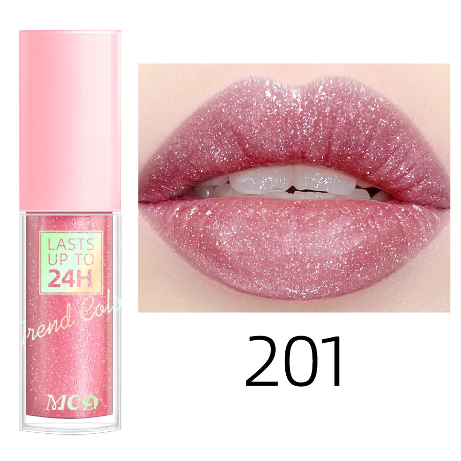 💖 Rouge à Lèvres Liquide Longue Tenue – Brillance Intense & Effet Pailleté