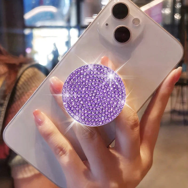 ✨ Support Téléphone Cristal Luxe™ – Pliable & Ultra Pratique 💎