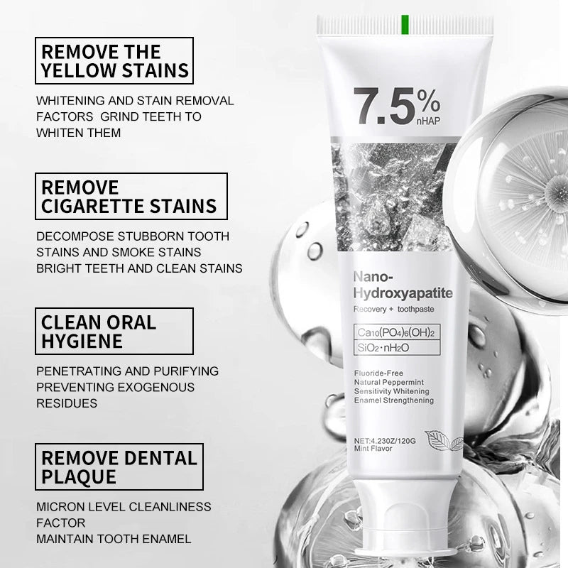 * Dentifrice Soin Expert à la Nano-Hydroxyapatite 7,5 %
