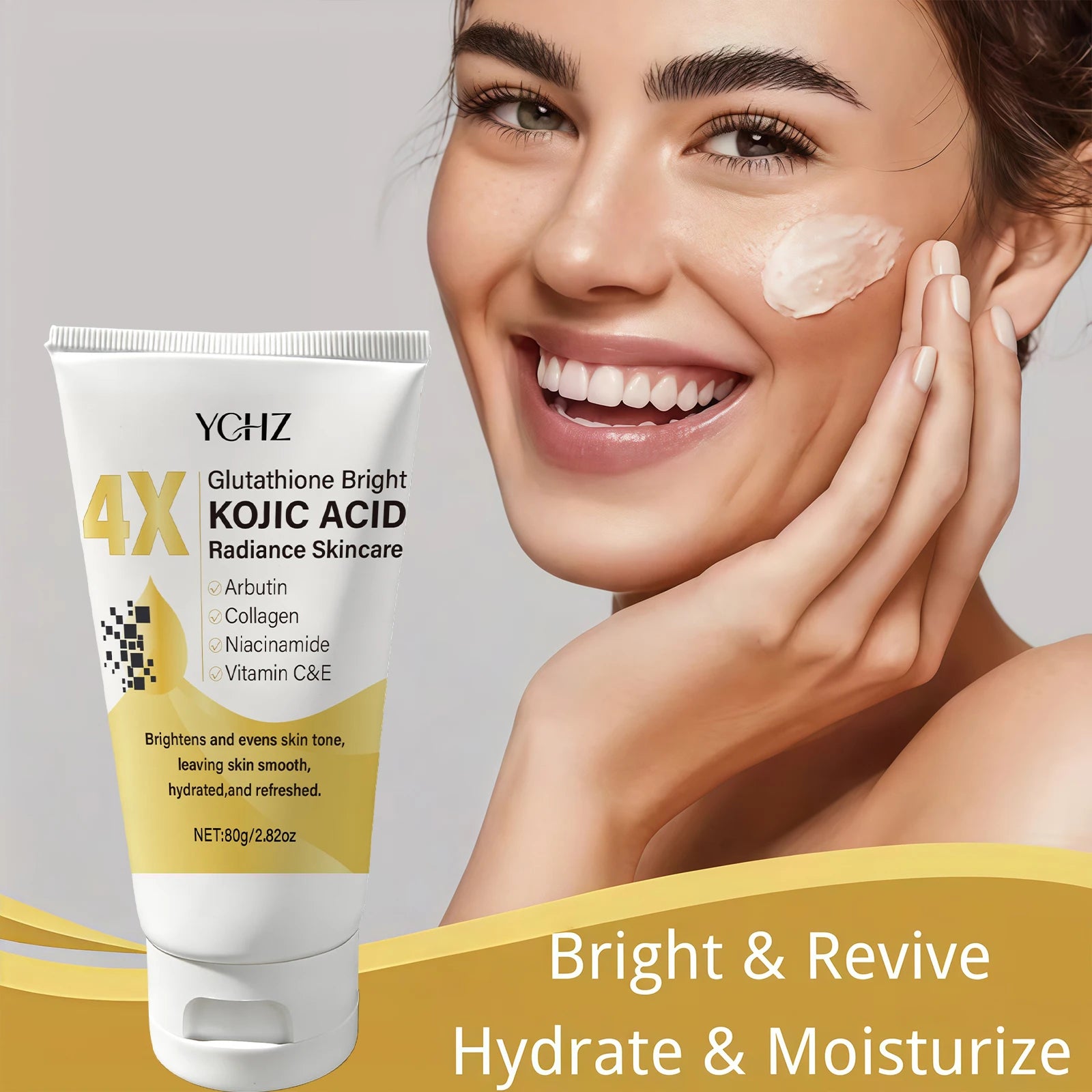 Crème Correctrice à l’Acide Kojique – Anti-Taches, Hydratation & Éclat