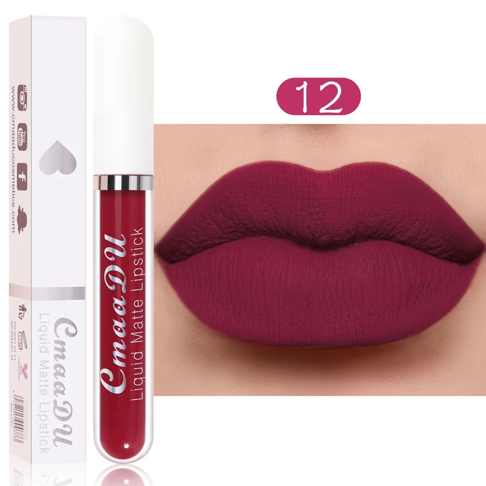 Rouge à Lèvres Liquide Mat Longue Tenue - Couleurs Intenses