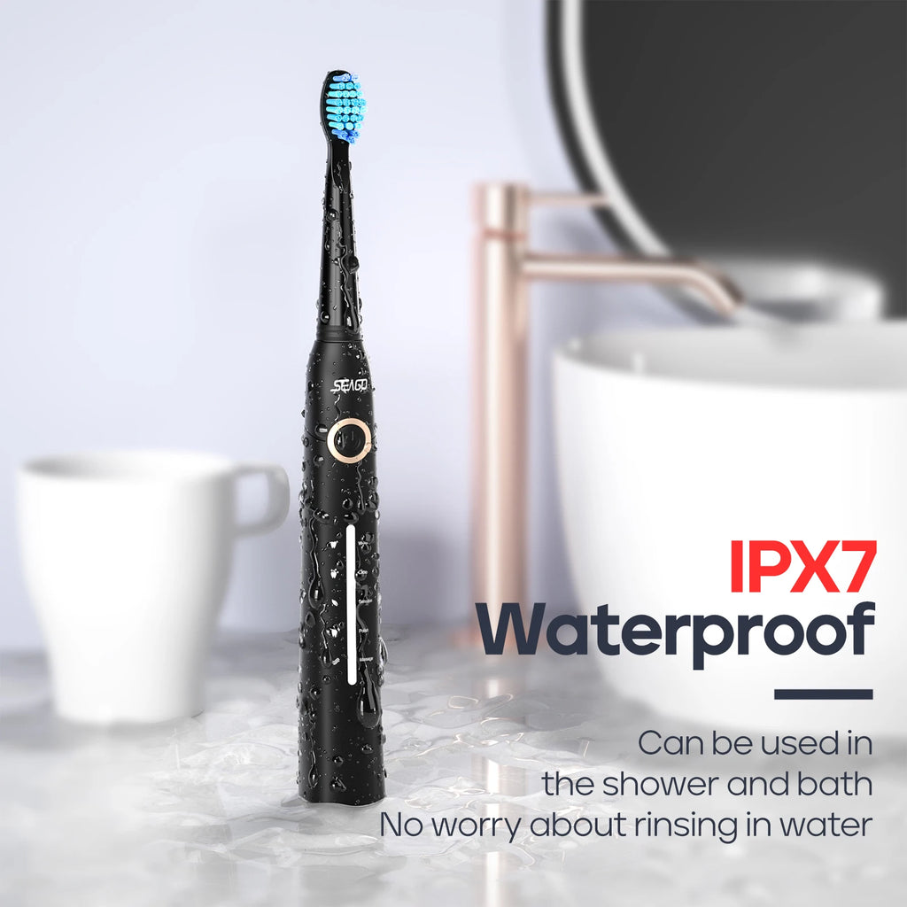 SonicSmile Pro™ – Brosse à Dents Électrique Premium Rechargeable avec 5 Modes de Nettoyage