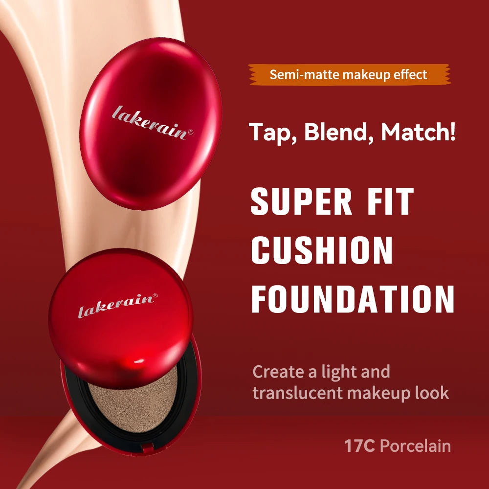 ✨ Fond de Teint Cushion Premium – Teint Parfait & Longue Tenue