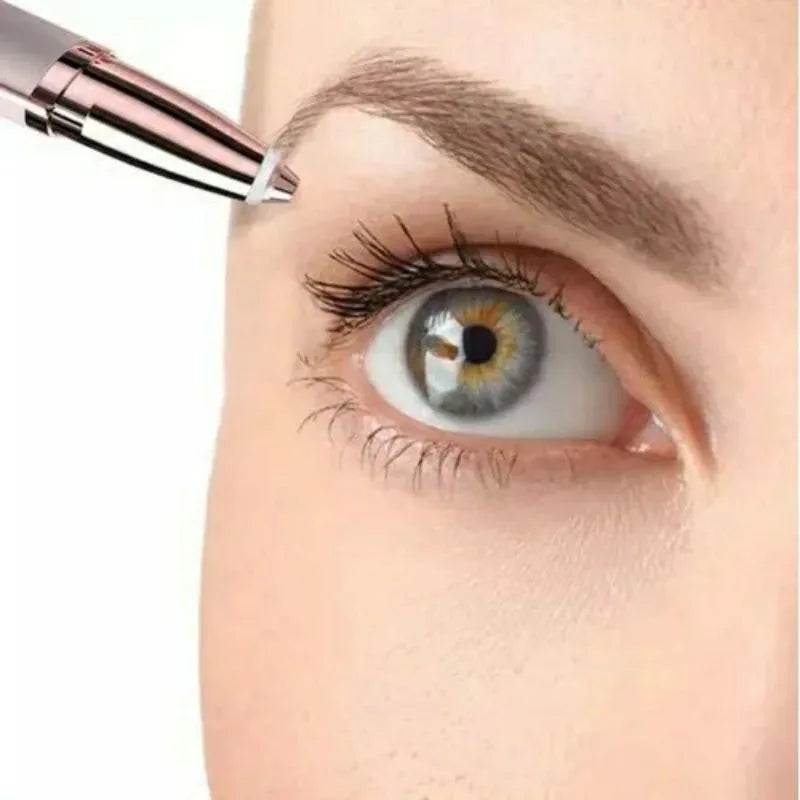 💎 BrowGlow Pro™ – Tondeuse Rechargeable Premium pour Sourcils & Duvet du Visage