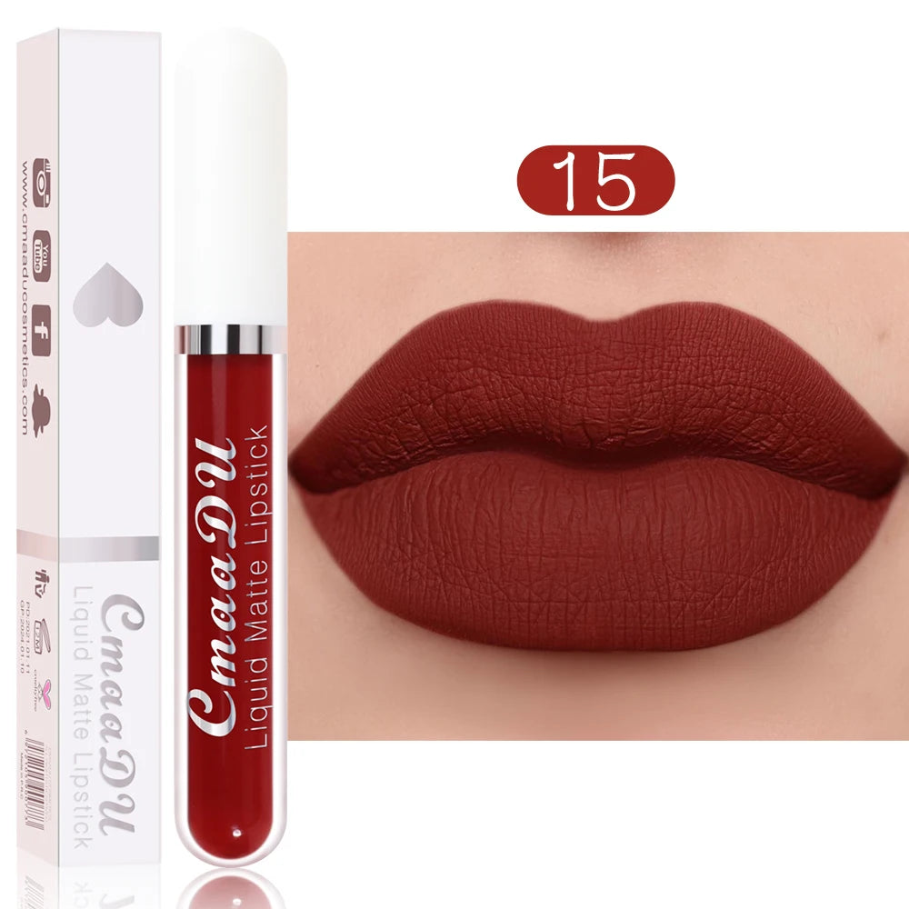 Rouge à Lèvres Liquide Mat Longue Tenue - Couleurs Intenses