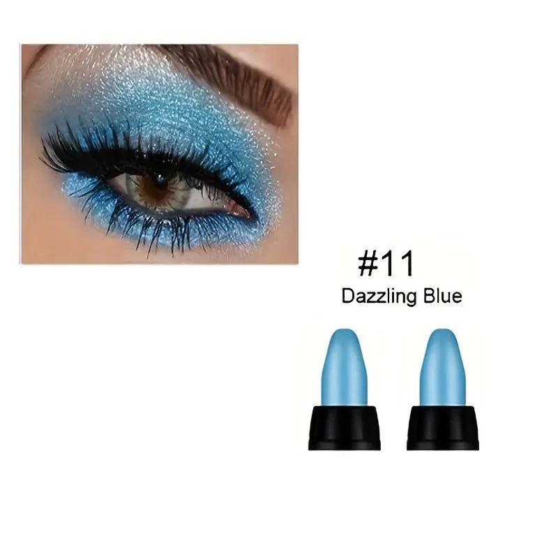 Eyeliner Pailleté Waterproof -16 Couleurs Longue Tenue