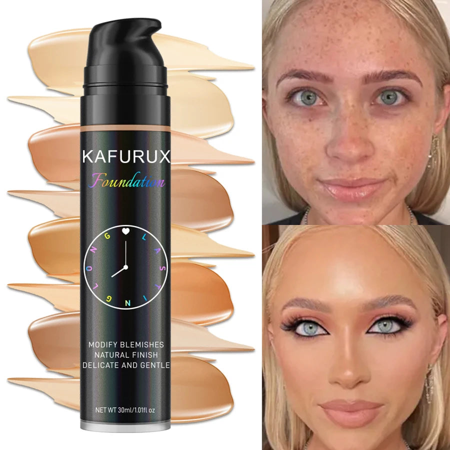 Fond de Teint Liquide Professionnel – Correcteur & Tenue Longue Durée