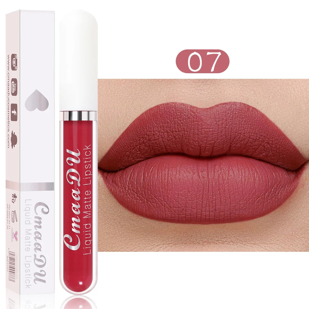 Rouge à Lèvres Liquide Mat Longue Tenue - Couleurs Intenses