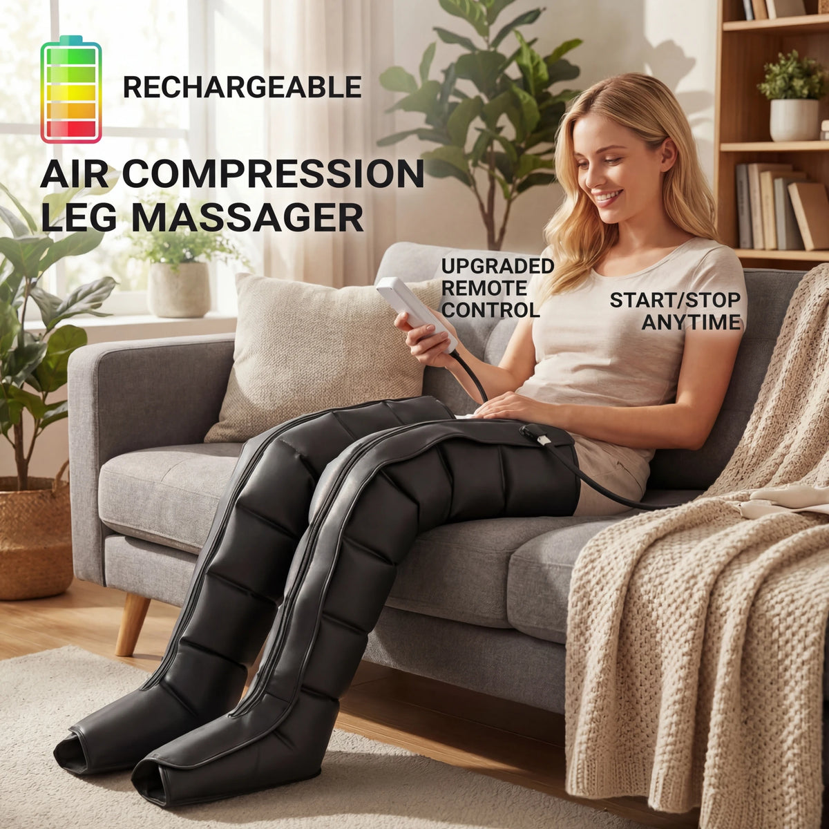 Élite Compression™ – Bottes de Massage Professionnelles pour les Jambes