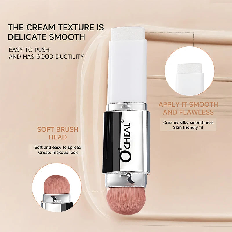 💎 Fond de Teint Stick Premium Caméléon – Haute Couvrance, Fini Mat Naturel & Teint Parfait