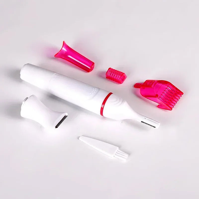 👑 BeautyPrecision Pro™ | Kit Épilateur Électrique 5-en-1 Premium – Visage, Sourcils, Maillot & Corps ✨💎
