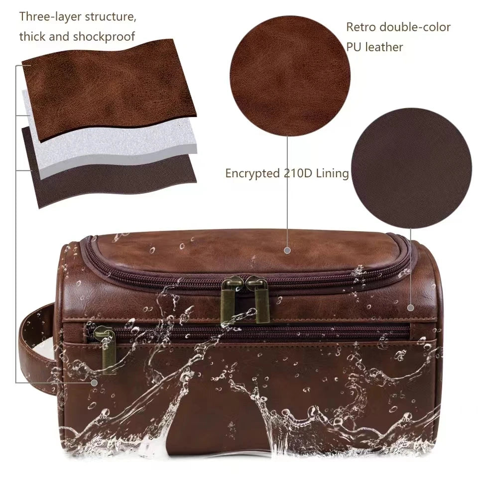 ✨ Trousse de Toilette & Maquillage Premium Grand Format – Organisateur de Voyage Élégant & Grande Capa