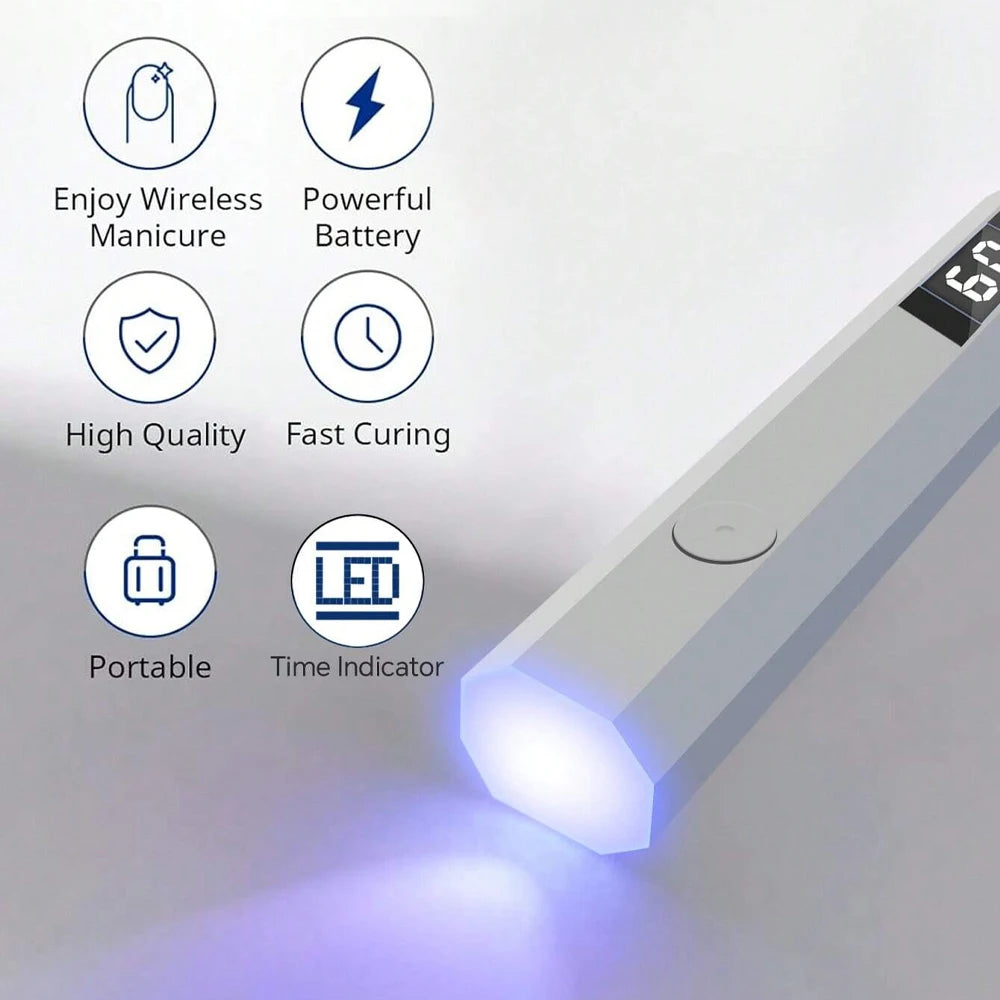 💅 Lampe UV LED Rechargeable pour Vernis Semi-Permanent
