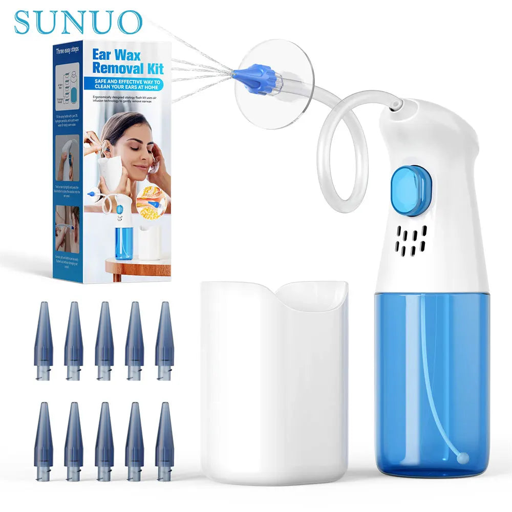 ✨ HydroClean Luxe™ – Kit Professionnel d’Élimination du Cérumen