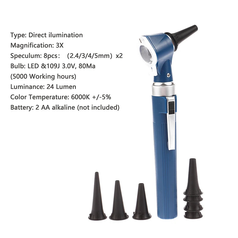 💎 Otoscope LED Haute Précision – Kit Professionnel Premium pour une Hygiène des Oreilles en Toute Confiance 👂✨