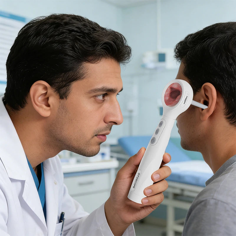 ✨ EarVision Elite™ – Otoscope Numérique HD 1080P avec Écran 1,38”, Caméra HD & 6 LED pour Nettoyage Précis des Oreilles