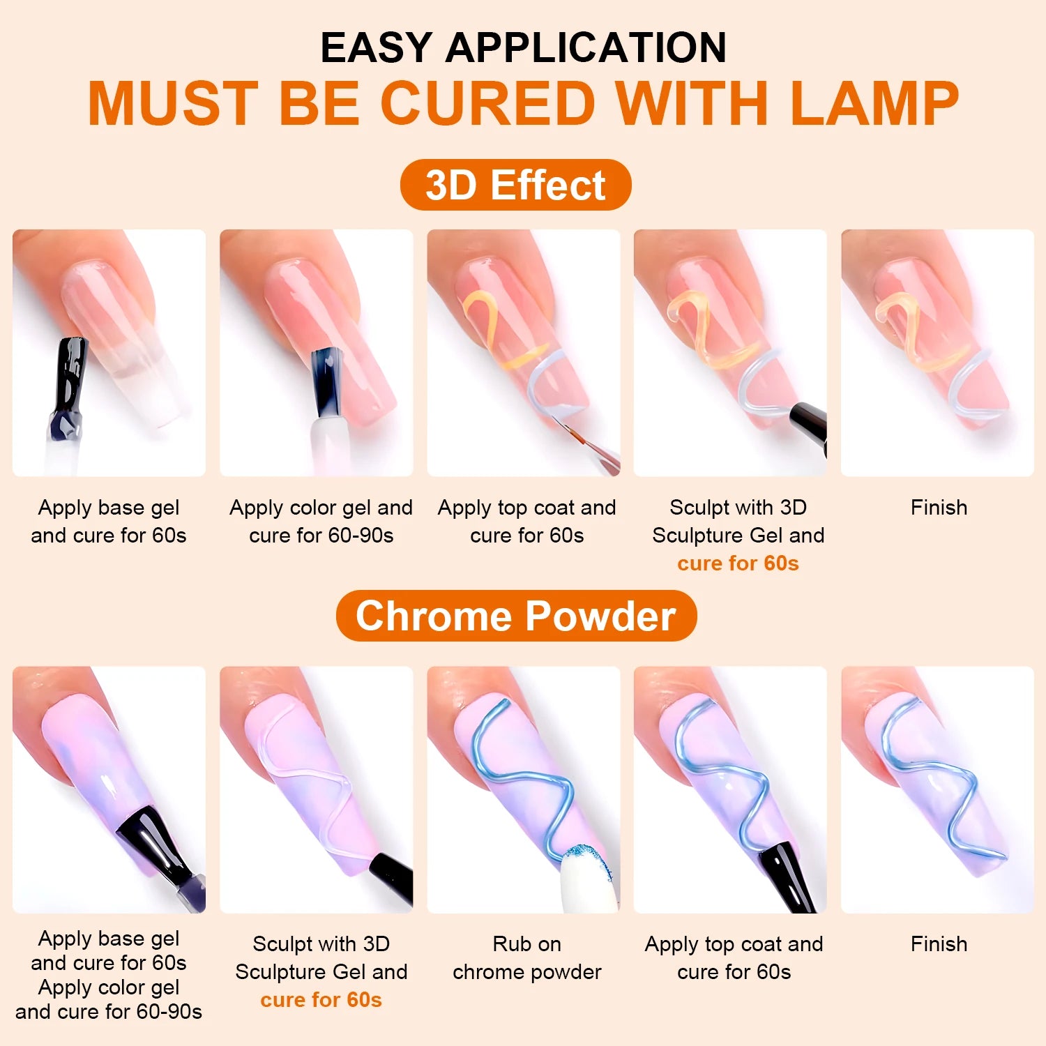 Gel 3D pour Nail Art – Sculpture et Décoration des Ongles