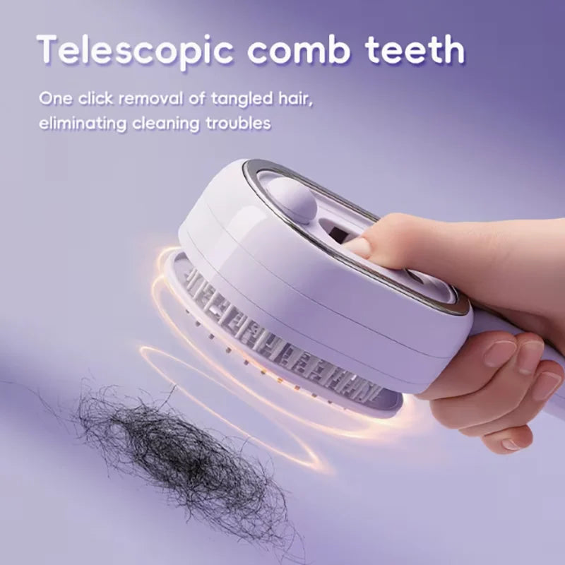 LumiBrush Pro™ ✨ | Brosse de Massage Capillaire à Lumière Rouge & Soin Profond