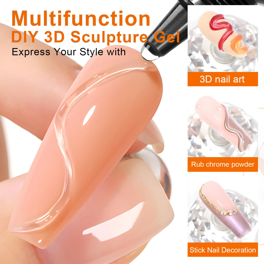 Gel 3D pour Nail Art – Sculpture et Décoration des Ongles