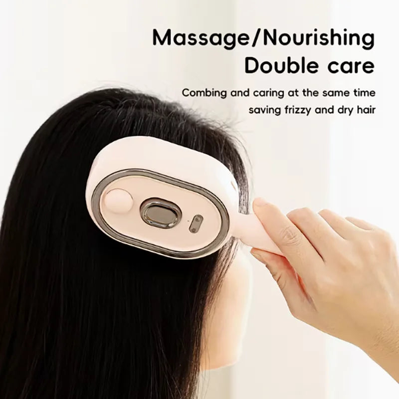 LumiBrush Pro™ ✨ | Brosse de Massage Capillaire à Lumière Rouge & Soin Profond