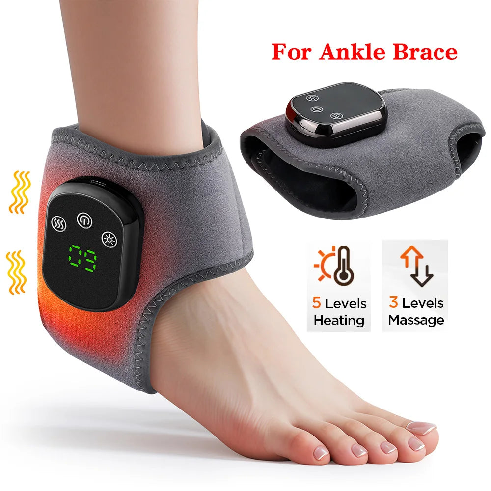 Signature ThermoFlex™ – Bracelet de Massage Chauffant Rechargeable pour Poignet, Main et Cheville