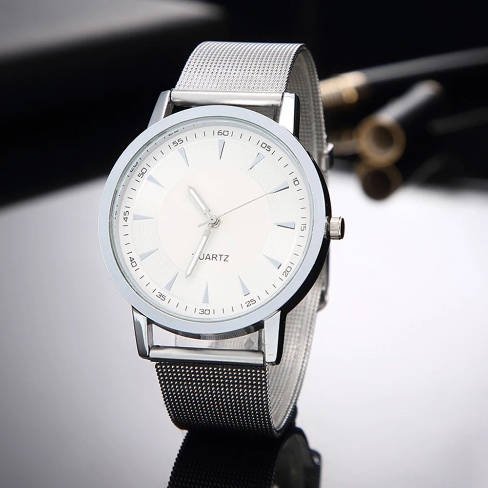 Montre Femme Chic en Acier Inoxydable – Élégance Minimaliste au Quotidien