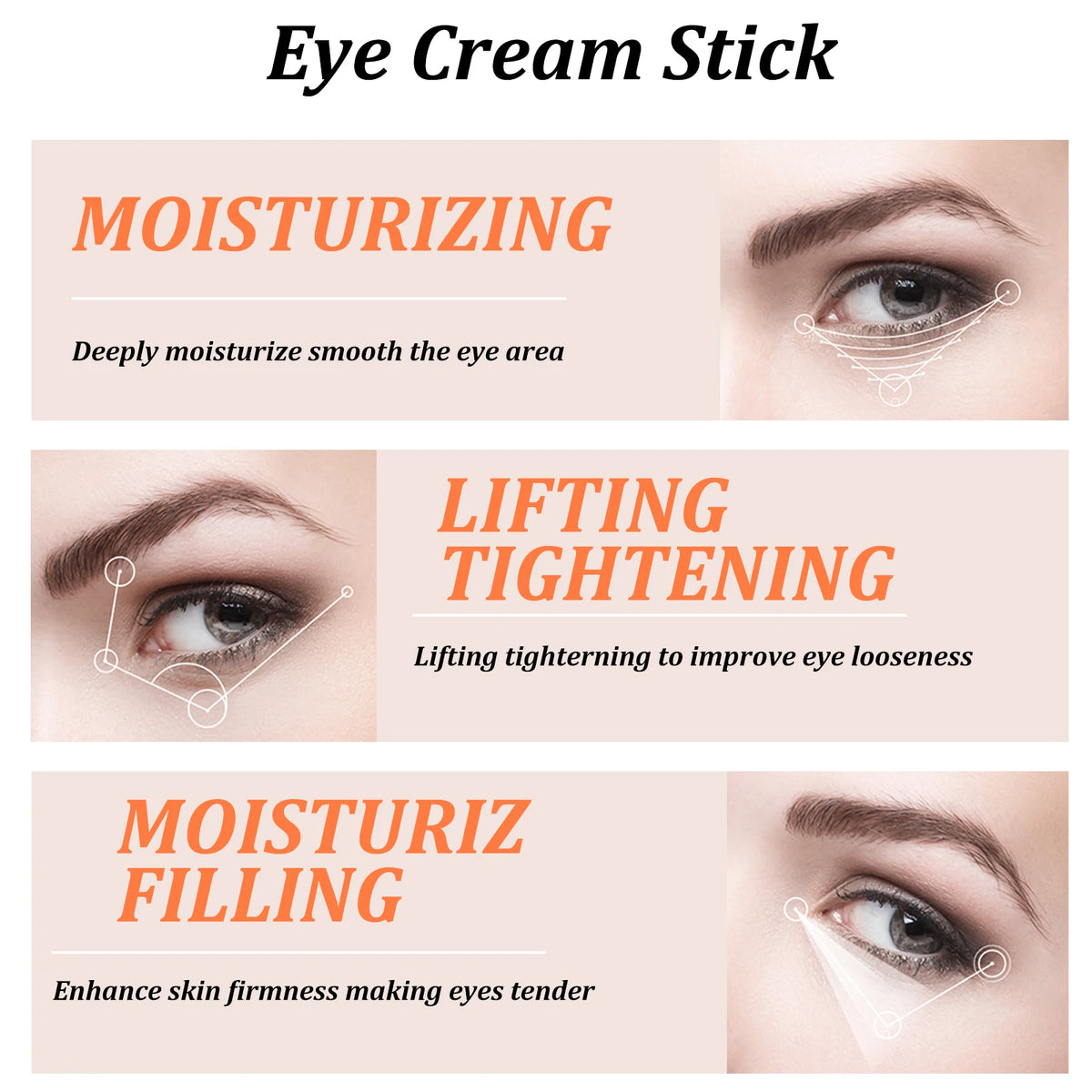 Soin Contour des Yeux au Collagène – Hydratant, Lissant & Raffermissant
