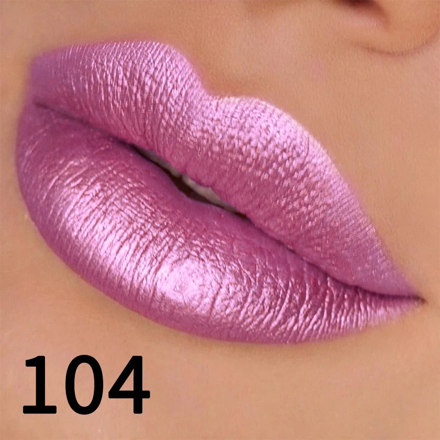 Rouge à Lèvres Métallique Hydratant – Brillance Intense & Couleur Vibrante