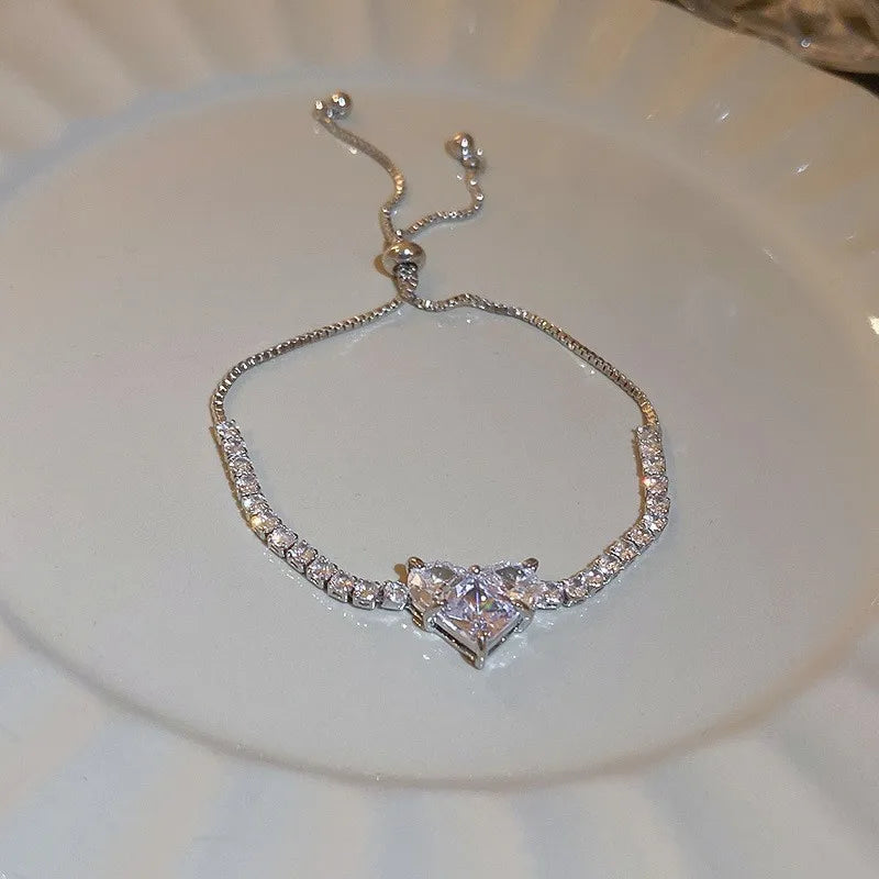 Bracelet Signature Ondulé en Cristal