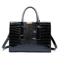 Sac Héritage™ – Grand Sac à Main Effet Crocodile pour Femme