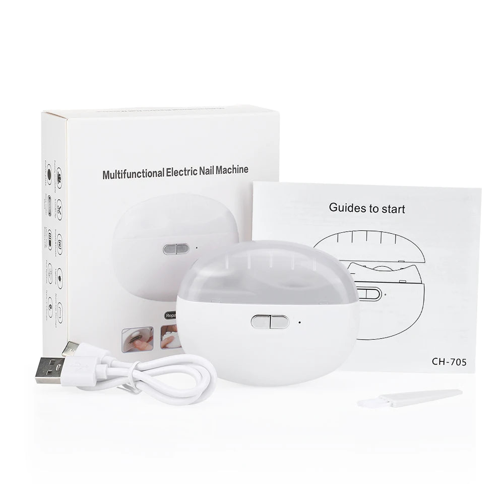 ✨ Coupe-Ongles Électrique Automatique avec Lumière LED – 2 en 1