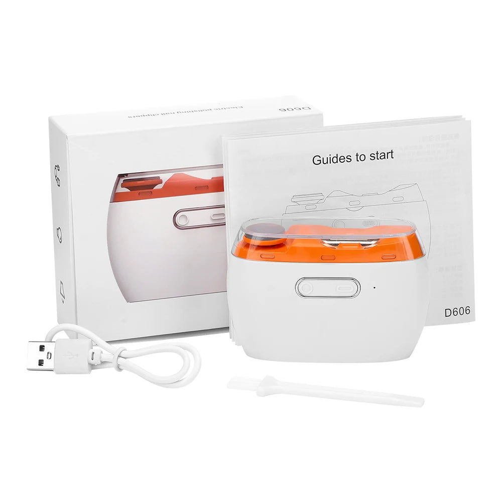 💅 Coupe-Ongles Électrique Rechargeable – Coupe Précise et Sans Effort