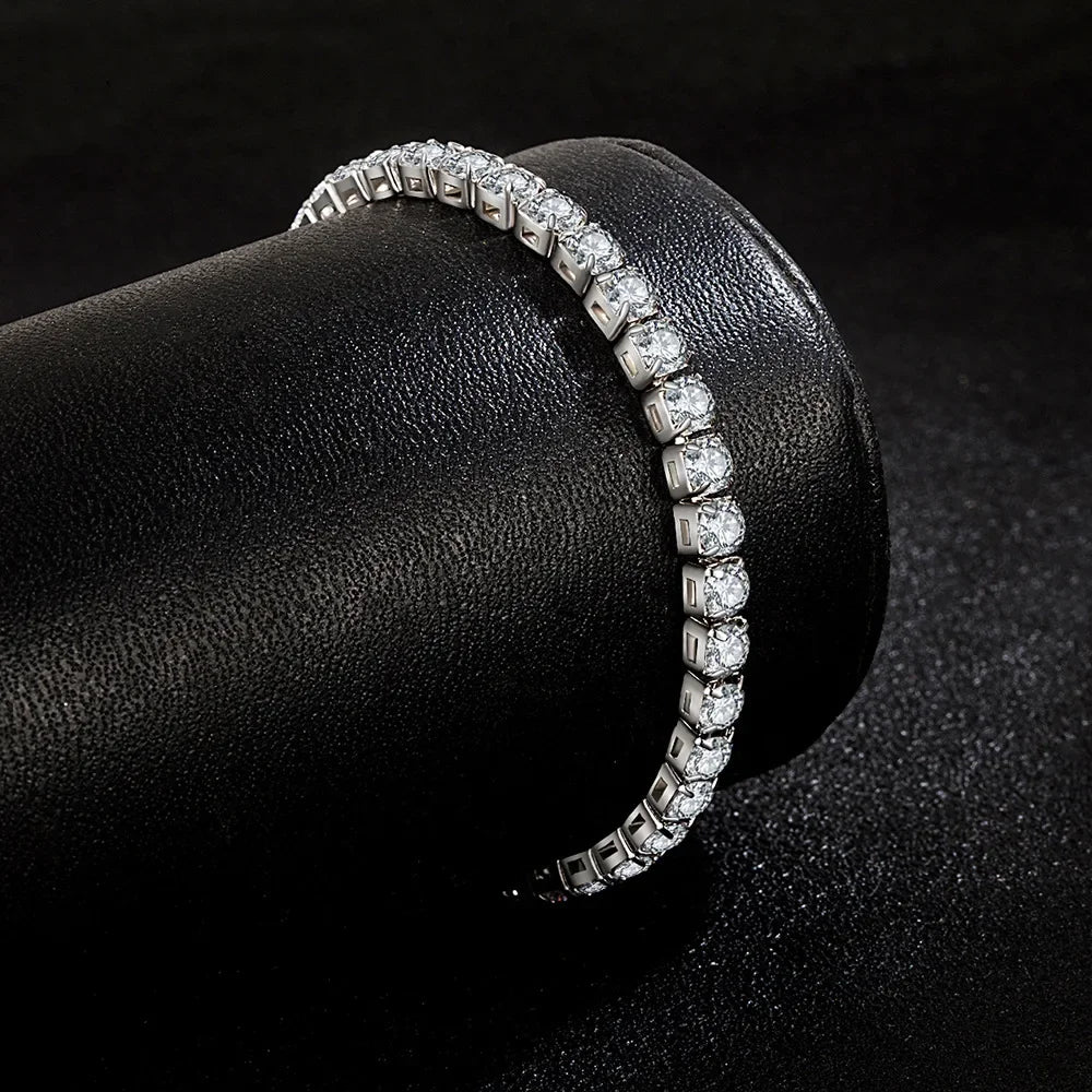 Bracelet Royal Brillance en Argent Sterling S925