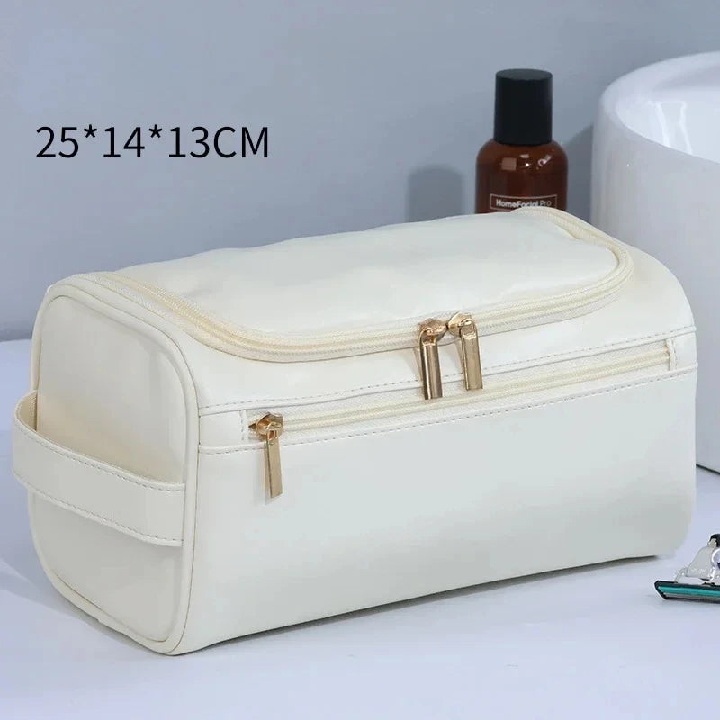 ✨ Trousse de Toilette & Maquillage Premium Grand Format – Organisateur de Voyage Élégant & Grande Capa