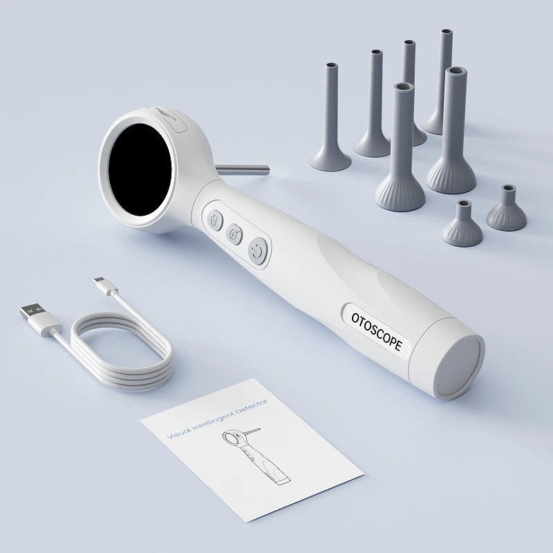 ✨ EarVision Elite™ – Otoscope Numérique HD 1080P avec Écran 1,38”, Caméra HD & 6 LED pour Nettoyage Précis des Oreilles