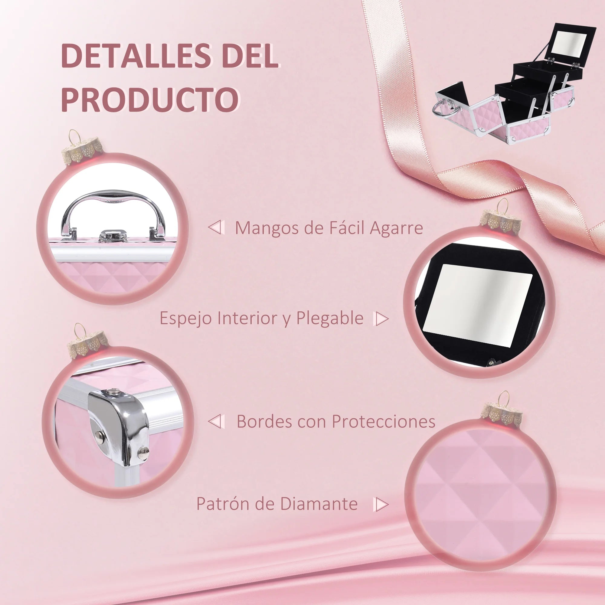 * 🌸 Mallette Beauté Premium™ – Organisateur de Maquillage Professionnel