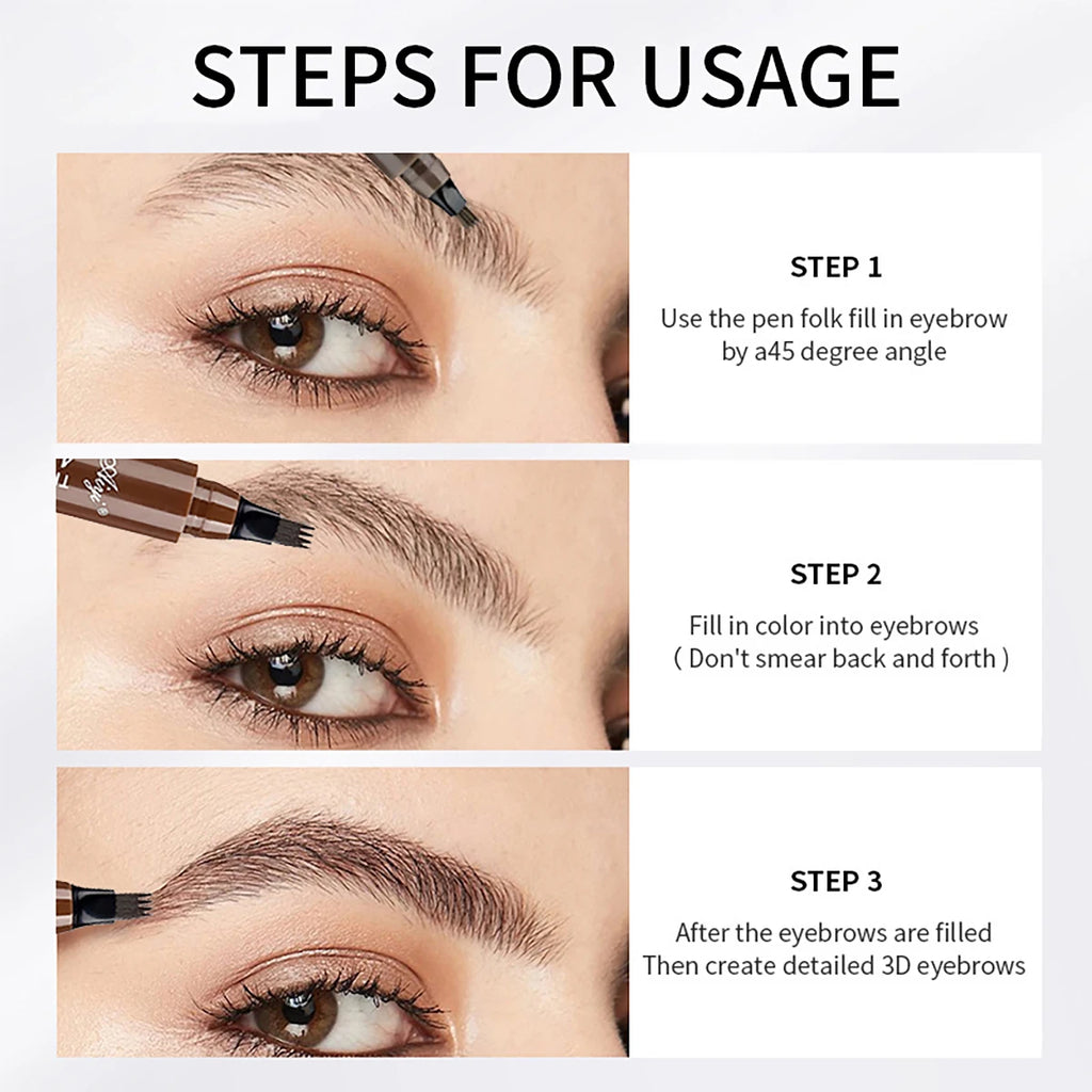 Stylo à Sourcils Effet Microblading - Sourcils Naturels et Définis