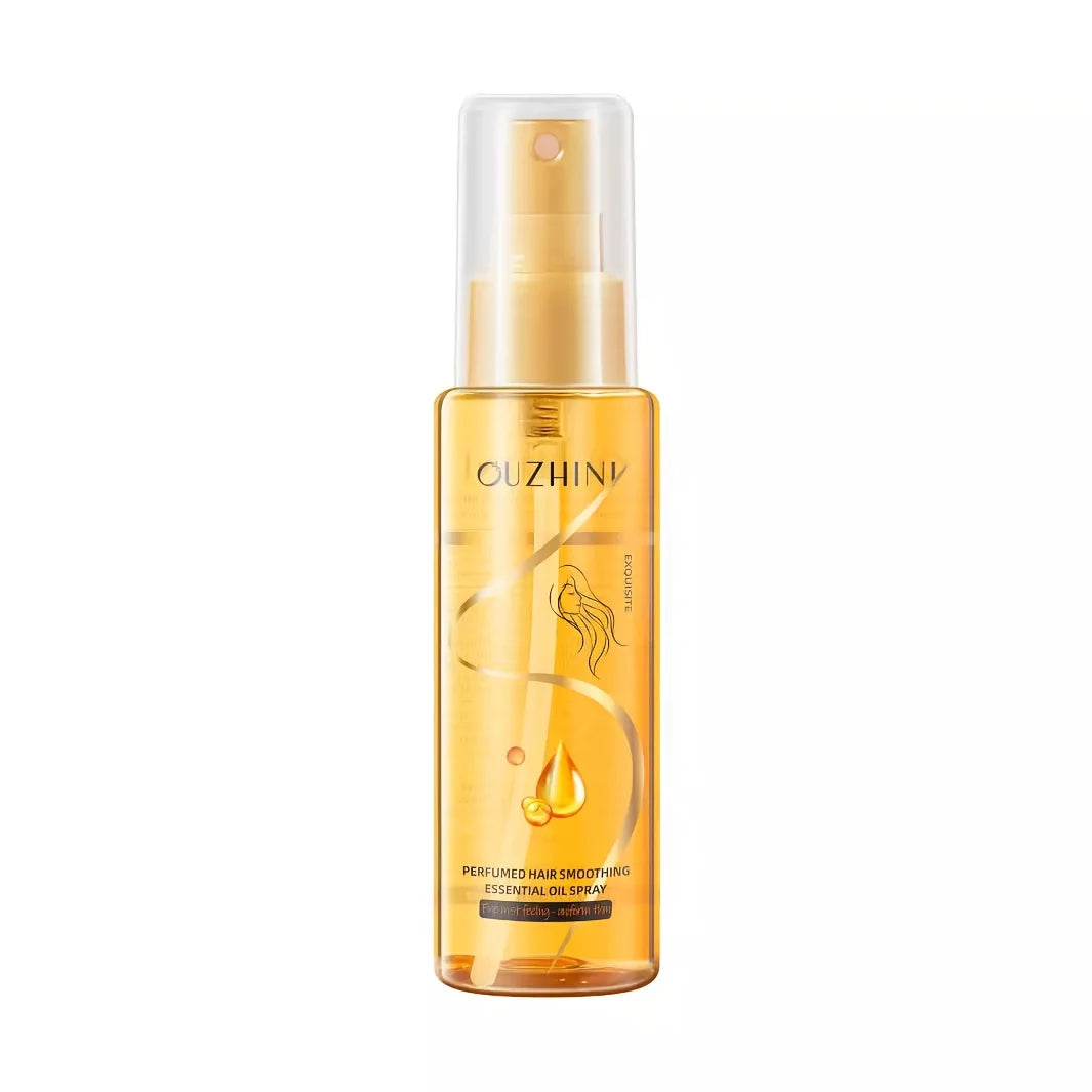 Spray Capillaire Parfumé aux Huiles Essentielles – Soin Hydratant, Nourrissant et Anti-Frisottis pour Tous Types de Cheveux