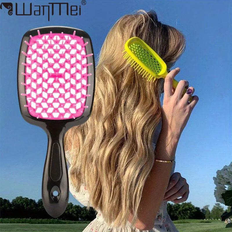 ✨ Brosse Démêlante Premium – Massage du Cuir Chevelu & Anti-Statique
