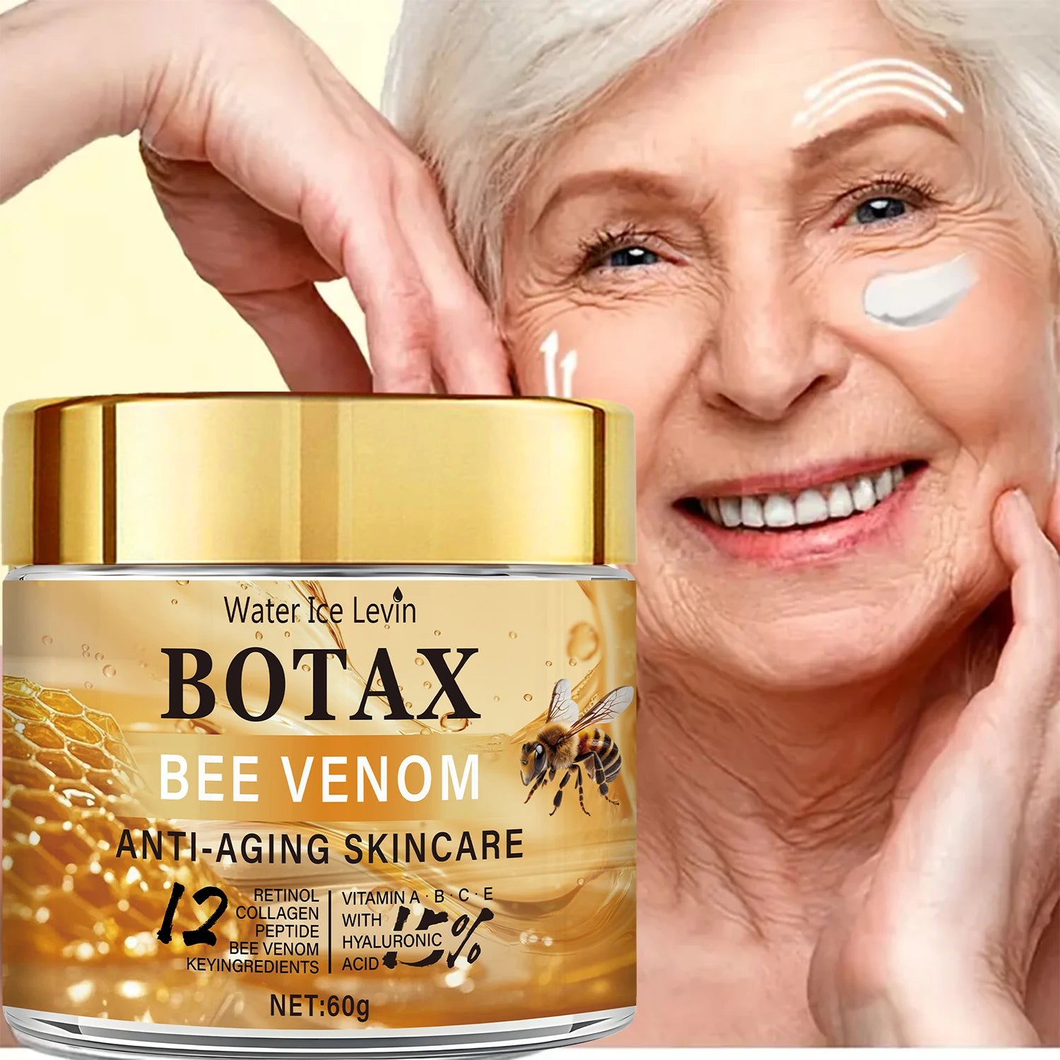 Crème Raffermissante au Venin d’Abeille – Soin Anti-Âge Intensif