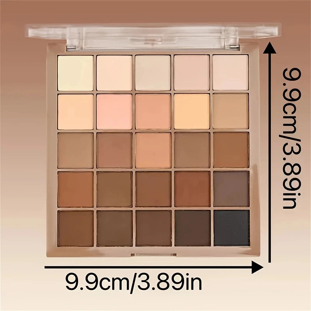 ✨ Palette de Maquillage 25 Couleurs Nude Luxe – Longue Tenue & Pigmentation Intense