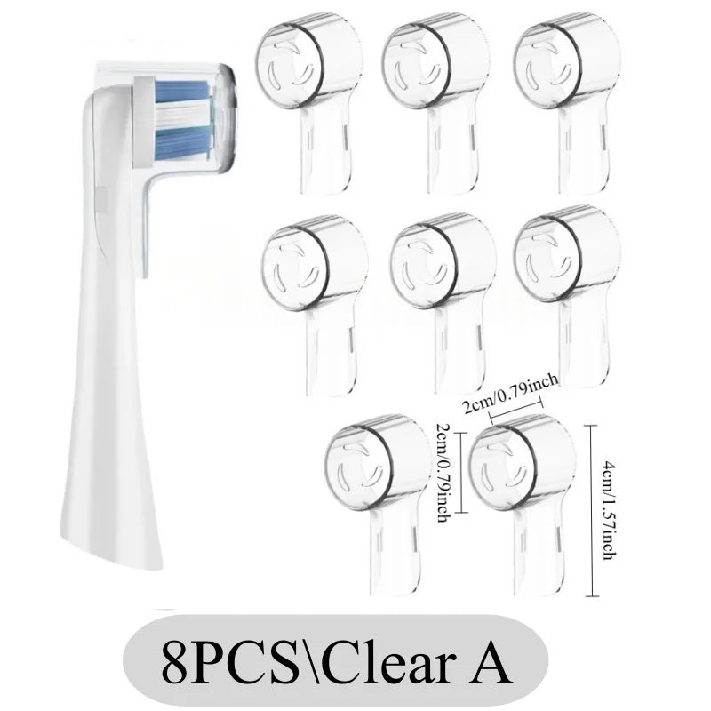 💎 OralShield Pro™ – Capuchons de Protection Premium pour Brosse à Dents Électrique Oral-B® & iO (Lot de 2 à 8)