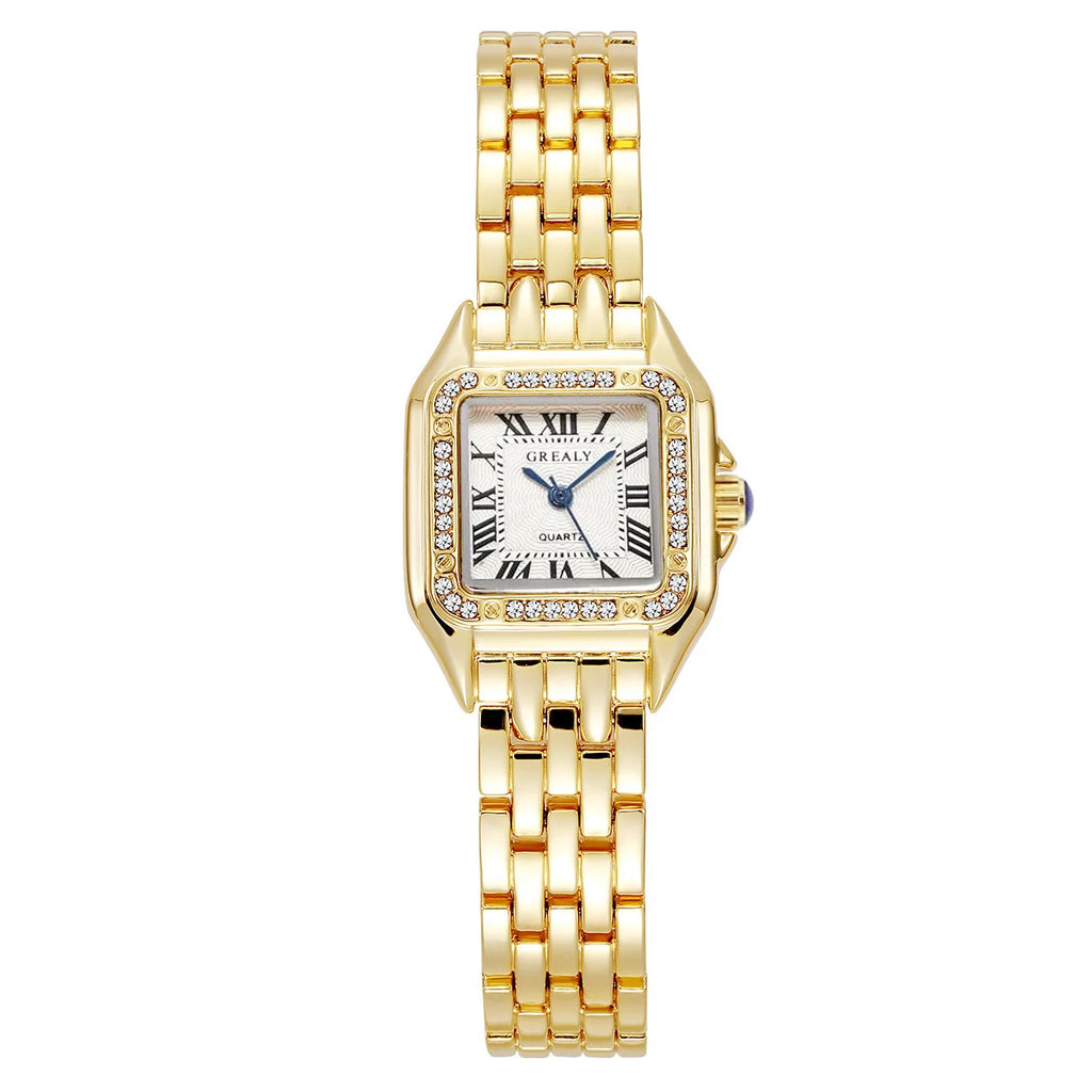 Montre Femme Éclat Impérial – Acier & Cristaux Raffinés