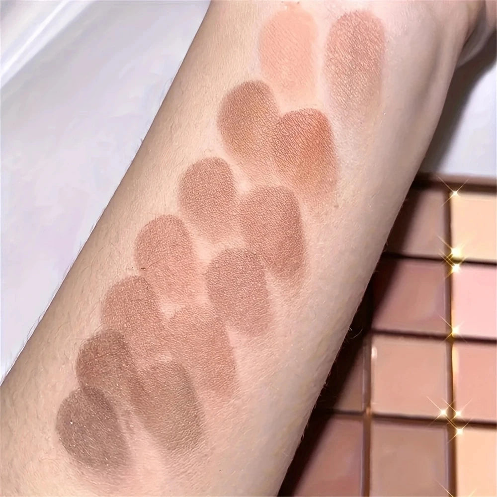 ✨ Palette de Maquillage 25 Couleurs Nude Luxe – Longue Tenue & Pigmentation Intense