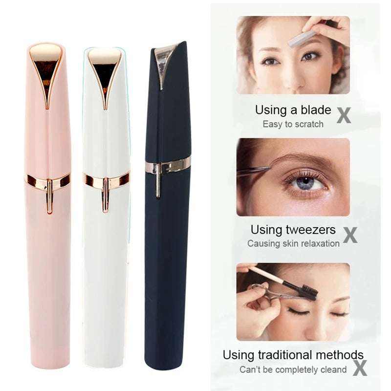 ✨ BrowGlow Pro™ – Tondeuse Électrique de Précision pour Sourcils