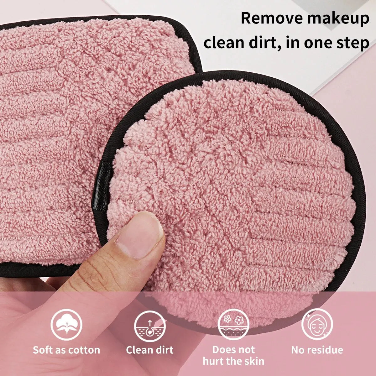 Collection Démaquillage Luxe – 10 Disques Réutilisables Haute Douceur
