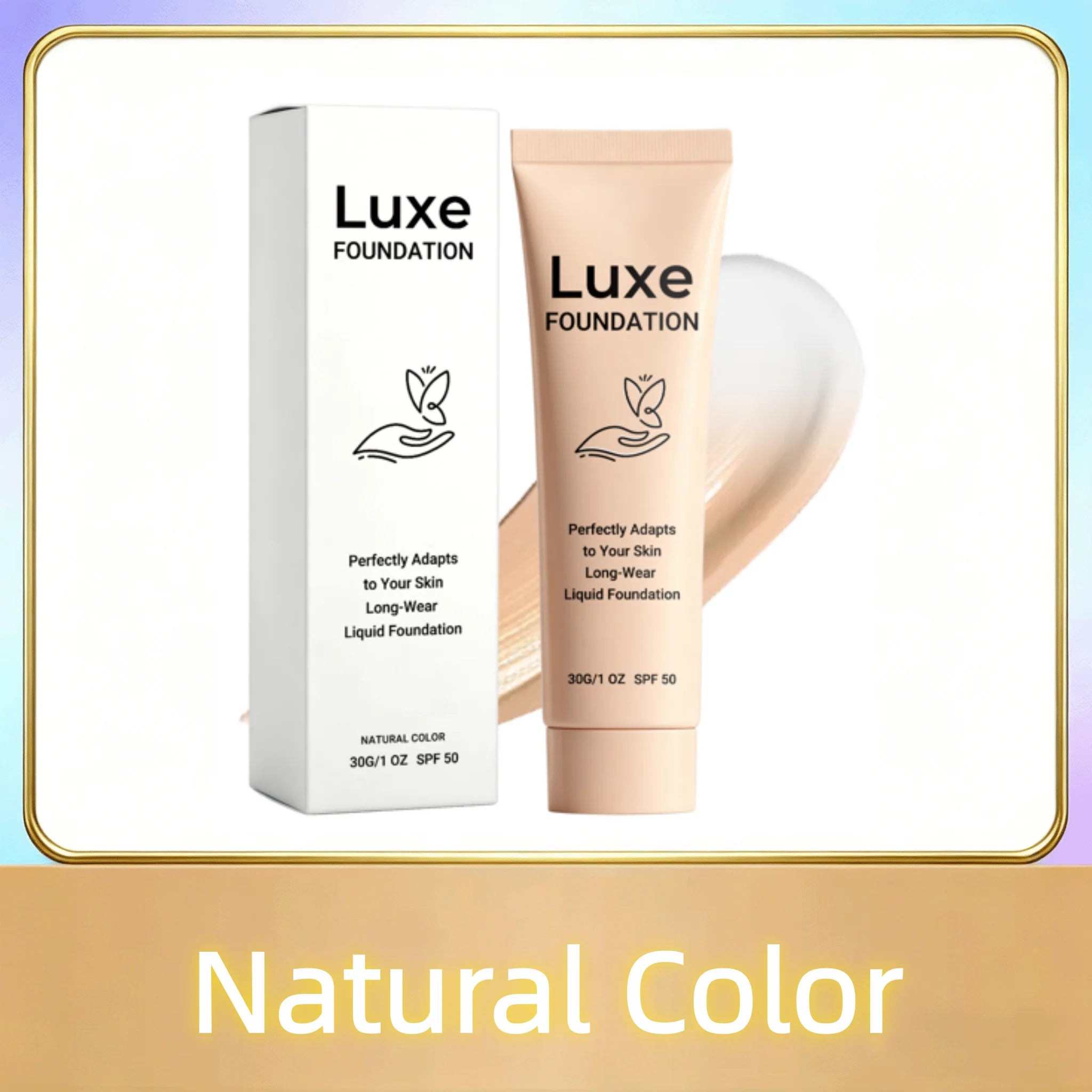 Fond de Teint Haute Perfection SPF 50 – Teint Unifié & Couvrance Naturelle