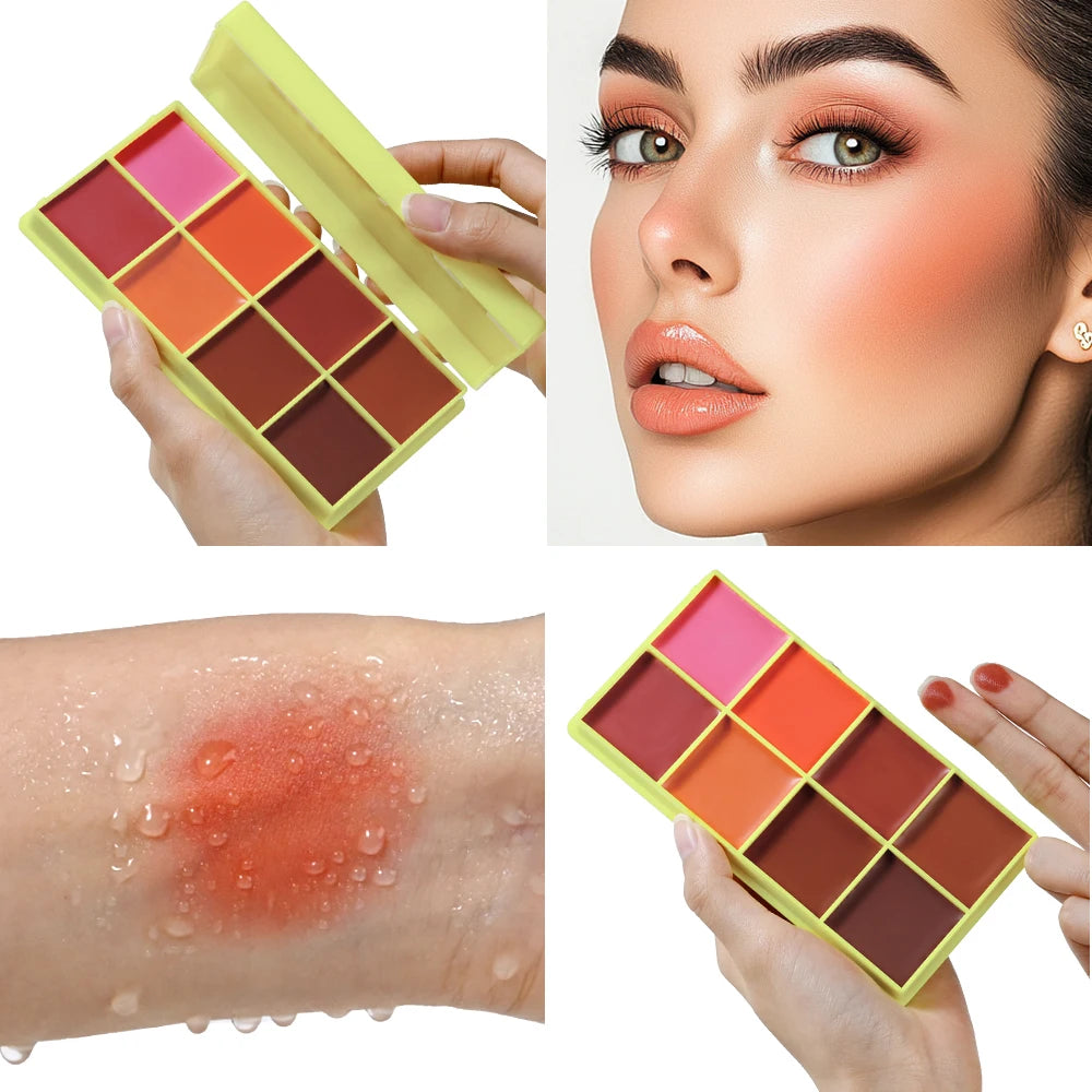 Éclat Paris™ – Palette Visage & Regard 4-en-1 | Fini Satiné • Longue Tenue • Haute Pigmentation